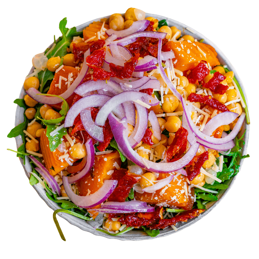 Rocket Chickpea & Pumpkin Salad