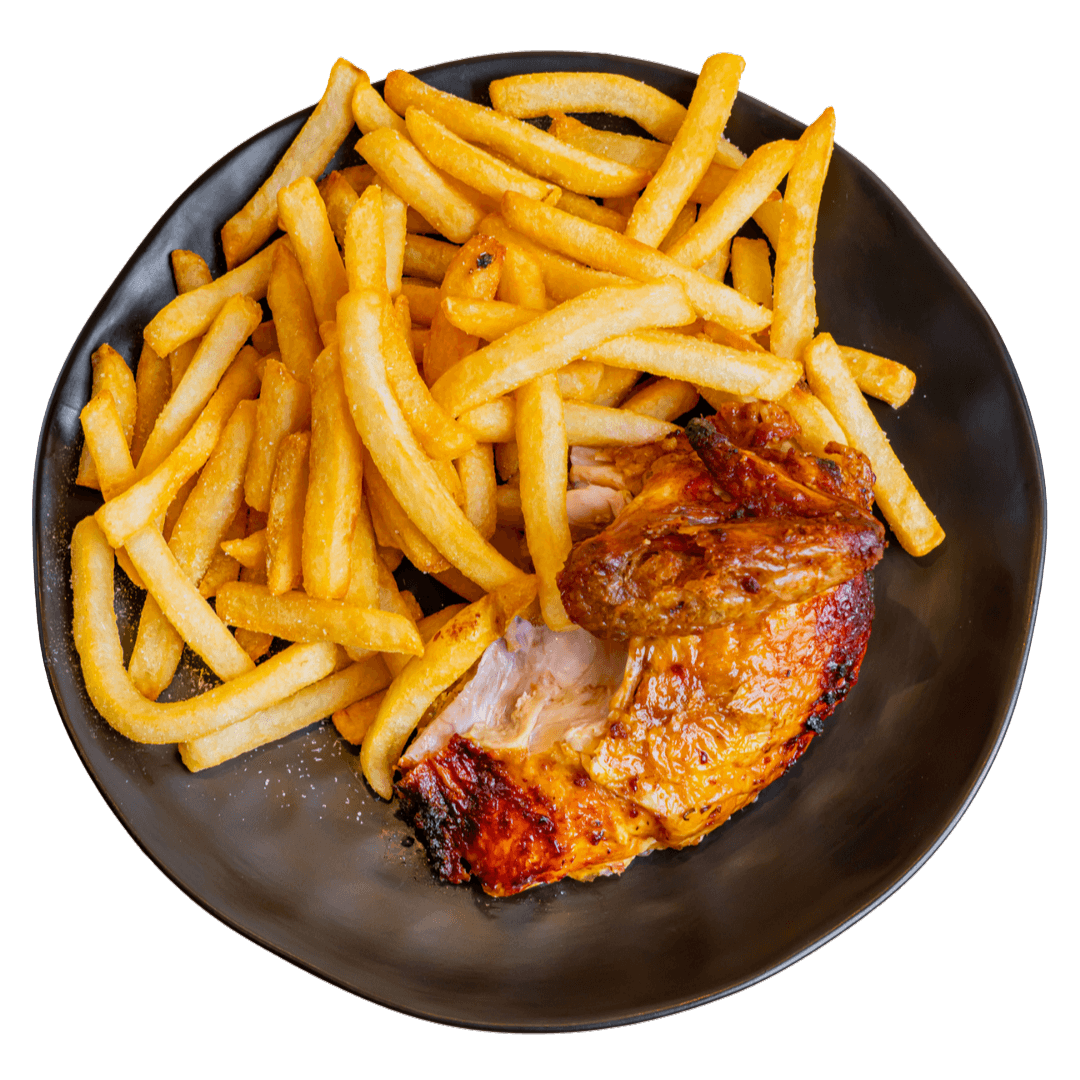 ¼ Chicken & chips